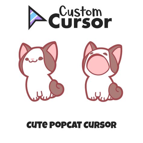 These creatures are always objects of funny memes. Still, they are cute, like in our fanart Cute Popcat cursor pack. This is a meme about a cat repeatedly opening and closing its mouth ... Custom Cursor is #1 for cursors! Popcat Cat, Cat Open Mouth Drawing, Cursor Icon Cute, Cat Mouth Drawing, Cat Mouth Open, Space Gadgets, Open Mouth Drawing, Cursor Icon, Cute Cursor