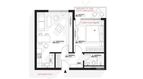 Modern Farmhouse Floors, Vitra Furniture, Exterior Columns, Modern Farmhouse Floorplan, Airbnb Ideas, Farmhouse Floor Plans, Architectural Floor Plans, Clarence House, Presentation Layout