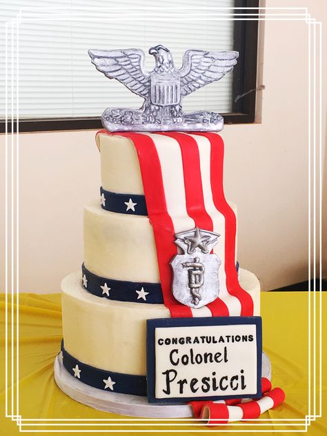 Colonel promotion cake Army Colonel Promotion Cake, Army Colonel Promotion Party Ideas, Colonel Promotion Party Ideas, Air Force Promotion Cake, Colonel Promotion Cake, Military Promotion Cake, Promotion Cake Ideas, Army Promotion, Promotion Cake