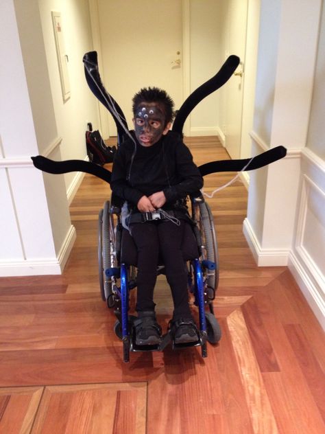 Wheelchair Spider Halloween Costume Spider Halloween Costume, Wheelchair Costumes, Spider Costume, Wake Ideas, Spider Halloween, Adult Halloween Costumes, Halloween Spider, Halloween Costumes For Kids, Wheelchair