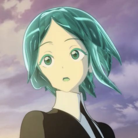 houseki no kuni / hnk • phosphophyllite Land Of The Lustrous, Houseki No Kuni, Anime Halloween, Anime Hair, Rock Collection, One Piece Manga, Stop Motion, Anime Style, Character Design Inspiration