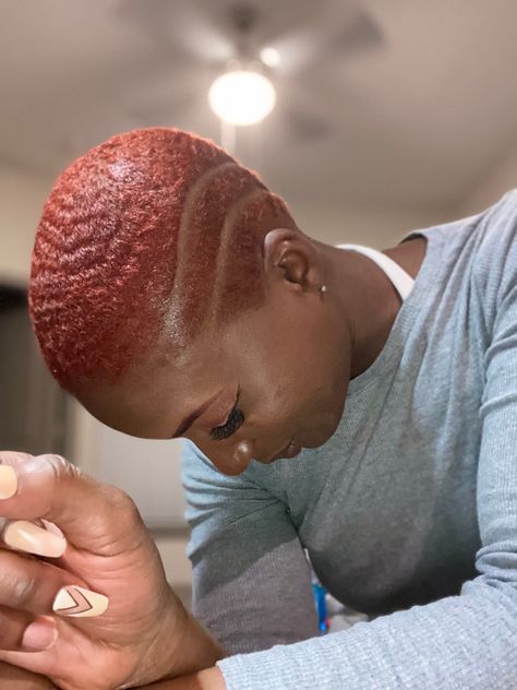 Shaved Hair Designs For Women, Hair Designs For Women, Bald Hairstyles, Bald Hairstyles For Women, Fade Haircut Women, Fade Haircut Designs, Blk Women, Finger Waves Short Hair, Shaved Designs