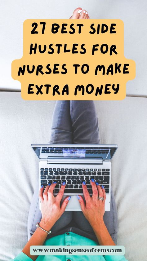 Check out this list of 27 best side hustles for nurses to make extra money. Side Hustle For Nurses, Immunity Nursing, Nurse Specialties, Nursing Scholarships, Medical Transcriptionist, Best Side Hustles, Cha Ching, Night Nurse, Mystery Shopping