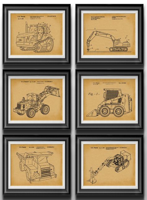 Construction Nursery Prints Construction Theme Art Civil Engineering Heavy Machinery Contractor Construction Trucks Set of 6 You will receive six physical prints. ✿ Prints come UNFRAMED and UNMATTED and are NOT CANVAS PRINTS. ✿ Shipping method  sealed and protected in a rigid and durable mailer or a tube. ✿ Not all computer monitors are the same and colors and contrast may vary slightly from actual prints. ✿ All of my prints are available in Digital versions as well for a slight discount and can Boys Truck Room, Truck Theme Room, Construction Theme Rooms, Construction Theme Bedroom, Boys Construction Room, Construction Bedroom, Truck Room, Construction Nursery, Truck Nursery