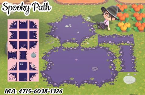 Path Acnh, Kawaii Island, Cottagecore Witch, Acnh Cottagecore, Animal Crossing 3ds, Witch Core, Path Ideas, Path Design, New Animal Crossing