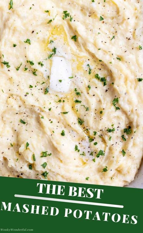 This Easy Yukon Gold Mashed Potatoes Recipe is the best way to make your favorite holiday side dish. Yukon gold potatoes, seasonings, butter and evaporated milk make these simple mashed potatoes unforgettable. #mashedpotatoes #mashedpotatoesrecipes #sidedishrecipes #holidayrecipes #potatorecipes #sidedishes Gold Mashed Potatoes Recipe, The Best Crockpot Chicken, Crockpot Chicken And Rice, Best Crockpot Chicken, Shred Chicken, Best Crockpot, Oven Chicken Recipes, Savory Food, Yukon Gold