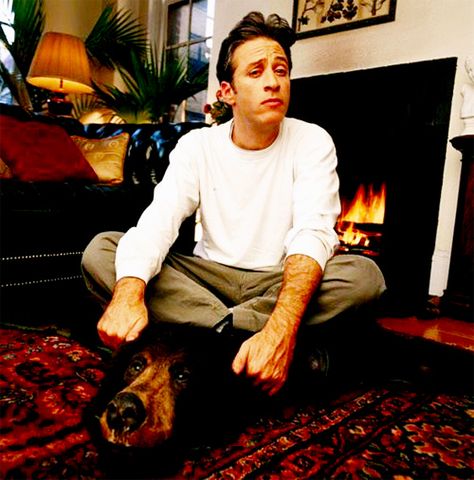 young jon stewart by a fire. Arnie Hammer, Sherlock Cumberbatch, Jon Stewart, Sean Penn, Stephen Colbert, Too Cool For School, A Fire, Late Night, Good People