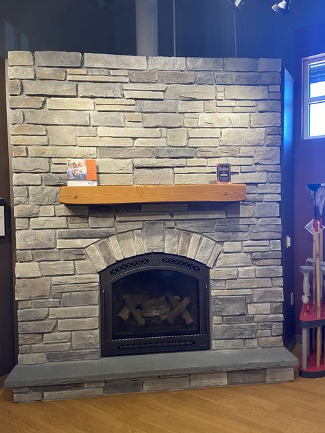 Echo Ridge Dressed Fieldstone, Ashfall Country Ledgestone Fireplace, Echo Ridge Country Ledgestone Fireplace, Ortal Wilderness Fireplace Price, Fondulac Stone Fireplace, Outdoor Fireplace, Fireplace, Interior Design, Home Decor