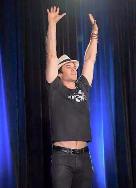 Ian Somerhalder at Wizard World TVD Chicago on Saturday, August 22, 2015 Happy Trail, Ian And Nina, Ian Joseph Somerhalder, Ian Somerhalder Vampire Diaries, Vampire Diaries Guys, Vampire Diaries Damon, Vampire Diaries Cast, Paul Wesley, Ian Somerhalder