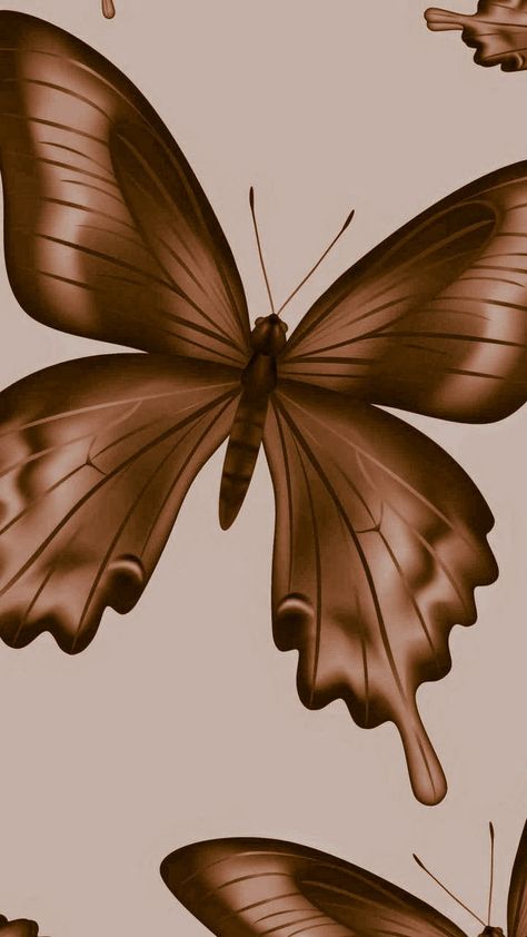 Pretty Wallpapers Brown, Aura Colors Wallpaper Brown, Featured Photos Facebook Aesthetic Brown, Butterfly Brown Aesthetic, Brown Butterfly Aesthetic, Brown Butterfly Wallpaper, Brown Heart Aesthetic, Brown Y2k Wallpaper, Brown Heart