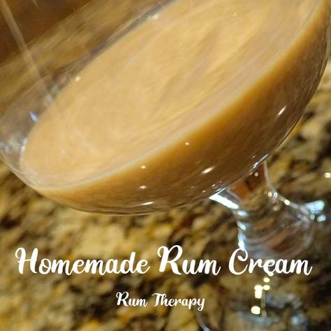 Homemade Rum Cream Jamaican Rum Cream Recipe, Homemade Rum, Sugar Free Condensed Milk, Drinking Ideas, Homemade Baileys, Homemade Coffee Creamer, Homemade Liquor, Rum Cream, Rum Recipes