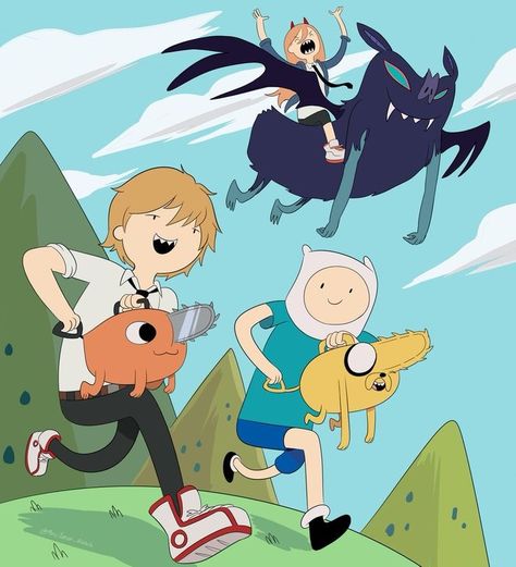 Adventure Time Sketches, Adventure Time Wallpaper, Adventure Time Cartoon, Adventure Time Finn, Finn The Human, Adventure Time Art, Adventure Time Anime, Cartoon Crossovers, Anime Crossover