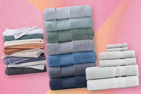 10 best bath towels to buy in 2021, according to reviews Best Bath Towels, Hair Towel Wrap, Fluffy Towels, Turkish Bath Towels, Towel Wrap, Best Bath, Luxury Towels, Cotton Bath Towels, Bath Sheets