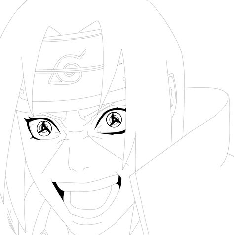 Itachi Lineart, Naruto Coloring, Sasuke Vs, Naruto Sketch Drawing, Naruto Sketch, Naruto Drawings, Animation Tutorial, Naruto Shippuden Sasuke, Dragon Ball Artwork