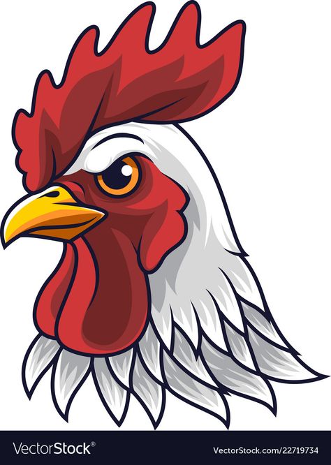 Cute Chicken Aesthetic, Chicken Sketches, Aesthetic Chicken, Rooster Head, Chicken Aesthetic, Cartoon Rooster, Farm Aesthetic, Chicken Vector, Chicken Drawing