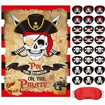 Pirate Party Games, Pirates Birthday Party, Pirate Eye, Girl Pirates, Pirate Eye Patches, Patch Sticker, Adventure Party, Pirate Games, Pirate Theme Party