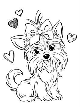 Jojo Siwa Coloring Pages, Cow Coloring Pages, Puppy Coloring Pages, Dog Coloring Page, Animal Coloring Books, Cool Coloring Pages, Jojo Siwa, Cute Coloring Pages, Dog Drawing