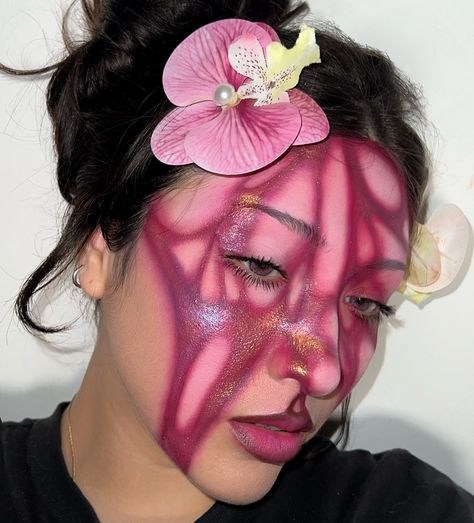 you’re so vain!!!! 🥀 . I didn’t plan this to match my orchid clip initially nor be a plant look at all, I guess it was just meant to be - @mehronmakeup paradise paints - @sugarpill little kitty palette lol - a lot of @karlacosmetics pigments!! . #creativemakeup #messymakeupcommunity #v93oo orchid makeup glitter eyeshadow editorial mua Eyeshadow Editorial, Orchid Makeup, Orchid Clip, Makeup Glitter Eyeshadow, Hacks Makeup, Makeup Glitter, Inspo Makeup, Cool Makeup Looks, Crazy Makeup