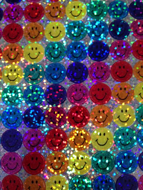 Colorful sparkle smile stickers Vibrant Rainbow Aesthetic, Nastalga Aesthetic 2000s, Dark Clowncore Aesthetic, Childish Aesthetic, Clowncore Pfp, Bright Colors Aesthetic, Clowncore Aesthetic, Kid Core Aesthetic, Colorful Things