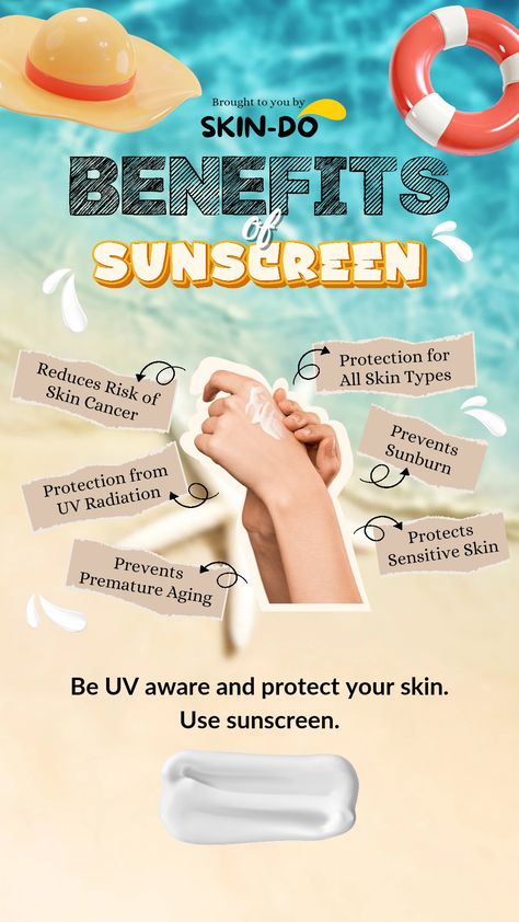 Benefits of Sunscreen for Skin-Do Project draft #sunscreen #sampledraft #scrapbook Sunscreen Poster Design, Sunscreen Creative Ads, Sunscreen Advertisement, Sunscreen Ads, Sunscreen Aesthetic, Sunscreen Benefits, Skin Care Poster, Rangoli Designs Simple Diwali, Cosmetic Creative