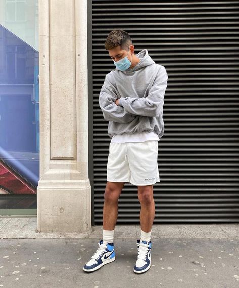 Aj1 Mid, Simple Streetwear, Jordan Fits, Outfits Sporty, Cozy Streetwear, Hype Clothing, Mens Summer Outfits, Streetwear Fits, Street Style Outfits Men