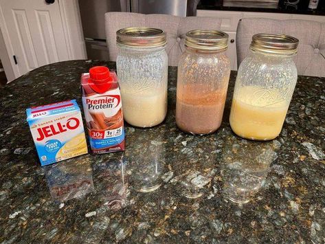 Weight Watchers Recipes Only | I tried the protein pudding everyone has been talking about and it is amazing | Facebook Jello Protein, Premier Protein Shake, Weight Watcher Recipes, Carb Free Recipes, Premier Protein Shakes, Weight Watchers Snacks, Sugar Free Pudding, Premier Protein, Protein Pudding