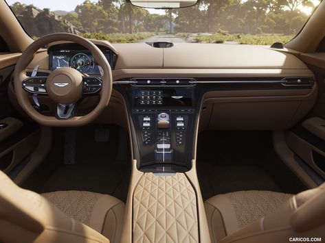 2023 Aston Martin DB12 Volante - Interior, Cockpit | Caricos Aston Martin Convertible, Aston Martin Interior, Aston Martin Db12, New Aston Martin, Aston Martin Lagonda, Luxury Appliances, Opulent Interiors, Top Cars, Infotainment System