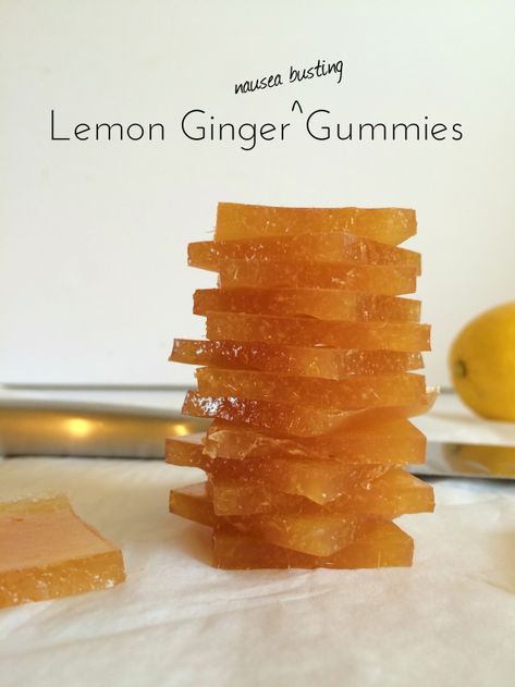 Ginger Root Recipes, Ginger Gummies, Healthy Gummies, Ginger Chews, Gummies Recipe, Gelatin Recipes, Lemon Ginger, Ginger Recipes, Ginger And Honey