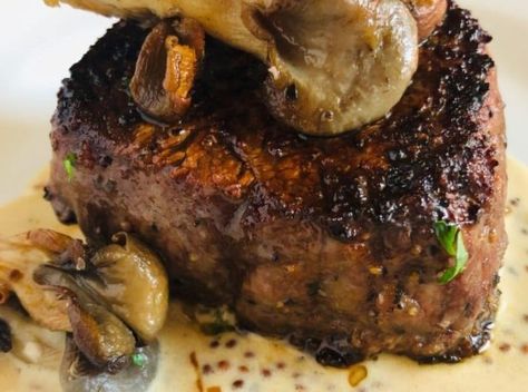 Healing Autoimmune, Steak With Mushrooms, Aip Recipe, Aip Meals, Sweet Potato Side Dish, Sweet Potato Sides, Truffle Cream, Autoimmune Diet