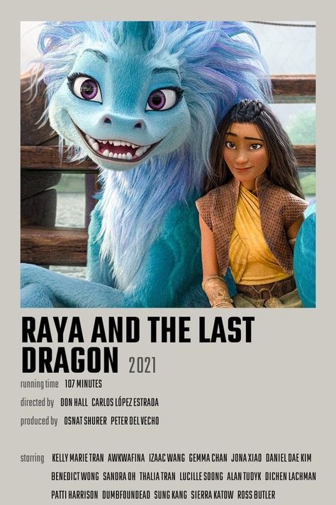 Raya And The Last Dragon Poster, Rava And The Last Dragon, Raya And The Last Dragon Aesthetic, Cinema Journal, The Last Dragon Movie, Last Dragon Movie, Raya The Last Dragon, Aesthetic Polaroid, Raya And The Last Dragon