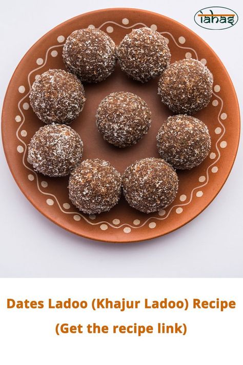 This date ladoo recipe is a wonderful, sweet snack made with healthy dry fruits & the sweetness of dates. These ladoos have no extra sugar & are great energy boosters. The antioxidants in Kharjur Ladoo promote overall health. Dates Ladoo Recipe, Ladoo Recipe, Ayurvedic Recipes, Energy Booster, Energy Boosters, Dry Fruits, Good Health, Food Guide, Dried Fruit