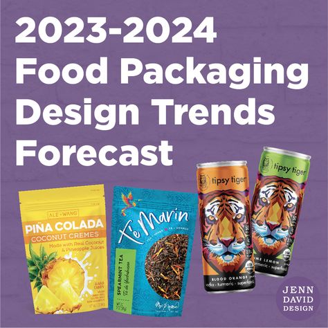 2023-2024 Food Packaging Design Trends Forecast 2023 Packaging Trends, Packaging Design Trends 2023, 2024 Packaging Trends, Packaging Design Trends 2024, Food Trends 2024, New Food Trends, Packaging Design Ideas, Spearmint Tea, Packaging Design Trends