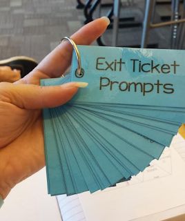 Teaching Statistics: Ring o' Prompts Teaching Statistics, Classroom Assessment, Exit Slips, Make Your Own Ring, Exit Tickets, Science Topics, High School Classroom, Formative Assessment, Classroom Setup