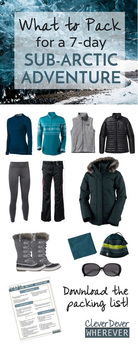 If you're heading off on a cold adventure, this winter travel packing list will keep you warm and comfortable throughout your arctic journey. Winter Trip Packing List, Winter Travel Packing, Iceland Packing, Travel Packing Outfits, Alaska Winter, Winter Packing List, Travel Packing List, Packing List For Vacation, Winter Packing