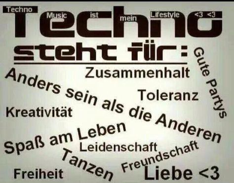 Techno Techno Clothes, Berlin Techno, Techno Music, Music Party, Music Quotes, Music Is Life, Good Music, Dj, Typography