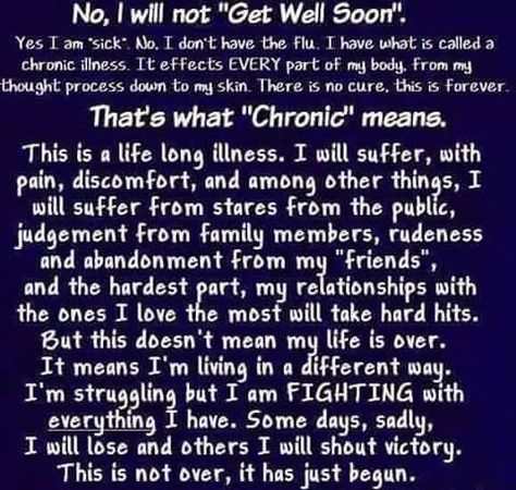 Invisible Disease, Invisible Illness, Chronic Fatigue, Autoimmune Disease, Chronic Illness, Chronic Pain, Disease, Quotes, Blue