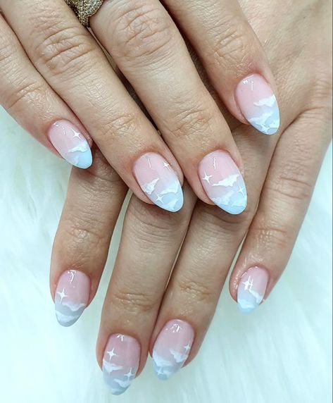 Sparkle Disney Nails, Sleeping Beauty Inspired Nails, Disney Inspired Nails Princesses, Disney Ombre Nails, Disney Princess Nail Designs, Disney Nails 2022, Disney Castle Nails, Disney Nails Pink, Sleeping Beauty Nails