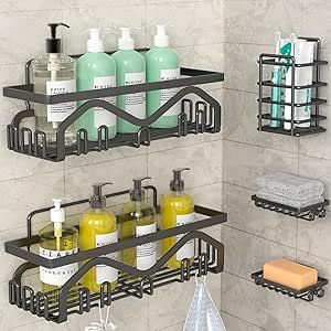 Bathroom Shower Organization, Shower Caddies, Shower Organizer, Bath Supplies, Shower Rack, Shower Shelf, Tool Room, Shower Storage, Towel Organization