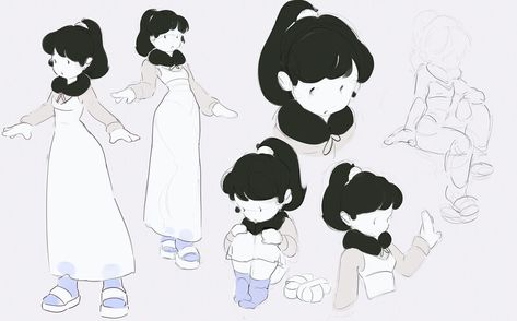 ArtStation - Character Exploration, Viviane Nunes Character Exploration, Arte Inspo, Cute Doodle Art, Character Design Animation, Cute Art Styles, Art Inspiration Drawing, Funky Art, A Name, Art Reference Photos