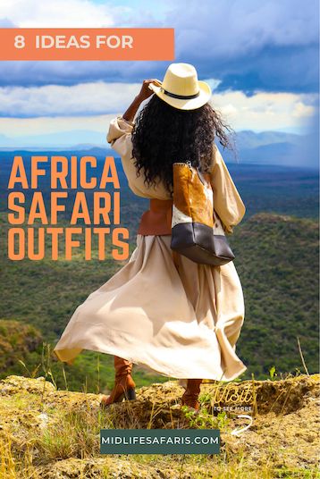 what to wear on a safari in Africa South Africa Vacation Outfits, Safari In Africa, Khaki Jumpsuit, Safari Outfits, Kenya Travel, Ethical Clothing Brands, Wild Safari, Travel Clothing, Travel Essentials List