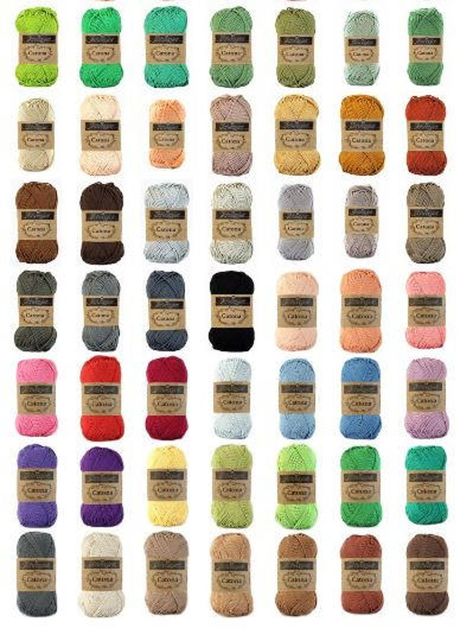 Small Crochet Projects, Scheepjes Catona, Cotton Yarn Crochet, Amigurumi Yarn, Mercerized Cotton Yarn, Crochet With Cotton Yarn, Small Crochet, Crochet Thread, Beautiful Colours