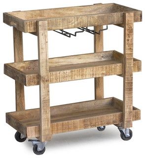 Make our own rolling rack like this for the back part of our stair-closet-pantry. Tea Carts, Wooden Bar Cart, Iron Sideboard, Bar Cart Design, Reclaimed Wood Bars, Industrial Cart, Wood Bar Cart, Diy Bar Cart, Gold Bar Cart