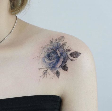 something special ♡ Wildflowers Tattoo, Men Flower Tattoo, Flower Tattoo Meanings, Blue Rose Tattoos, Airbrush Tattoo, Flower Wrist Tattoos, Flower Tattoo Back, Shape Tattoo, E Tattoo