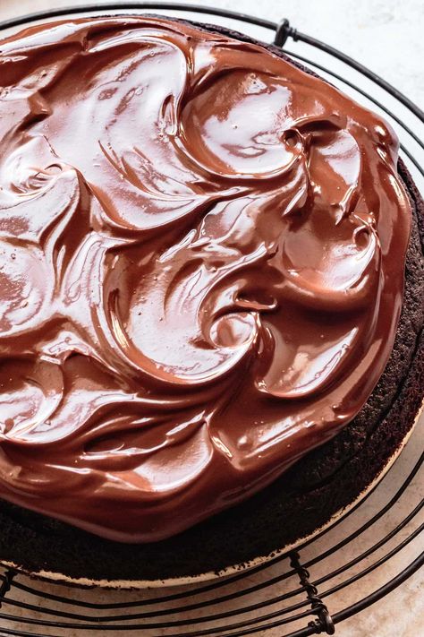 5 Minute Vegan Chocolate Ganache with Coconut Milk Coconut Flour Chocolate Cake, Dairy Free Ganache, Dairy Free Chocolate Dessert, Vegan Ganache, Coconut Flour Cakes, Vegan Chocolate Ganache, Super Moist Chocolate Cake, Coconut Milk Chocolate, Bojon Gourmet