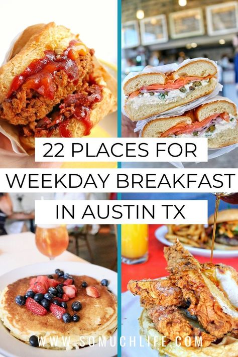 While brunch is very popular in Austin, I think that weekday breakfast is often overlooked! Austin has some great weekday breakfast spots. Check them out here! #atxeats #austintexas #visitaustin #austinbreakfast Brunch In Austin Texas, Texas Breakfast, Austin Brunch, Best Breakfast Sandwich, Homemade Croissants, Weekday Breakfast, Breakfast Places, Boozy Brunch, Brunch Restaurants