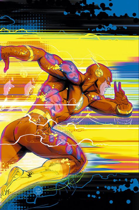 Fold Wallpapers, Superhero Pictures, Dan Mora, Running Pose, Flash Dc Comics, Flash Comics, Wally West, Dc Comics Artwork, Dc Characters