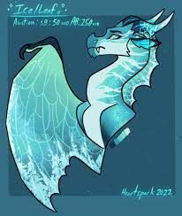 Wof Dragon, Dragon Sketches, Paper Dragon Ideas, Wof Oc, Gold Scales, Dragon Stickers, Dragon Puppet Ideas, Leaf Wings, Shark Tail