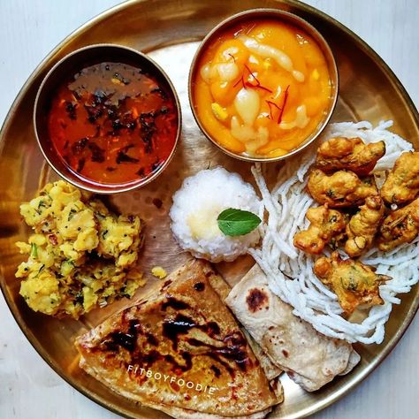 Are you also craving this delicious Maharashtrian thali with Aamras? Let us know in the comments when are you planning to cook this delicious meal to satisfy the mango lover in you! Puran Poli Maharashtrian Thali, Maharashtrian Thali, Puran Poli, Chana Masala, Main Course, Bulletin Board, Mango, Yummy Food, Ethnic Recipes