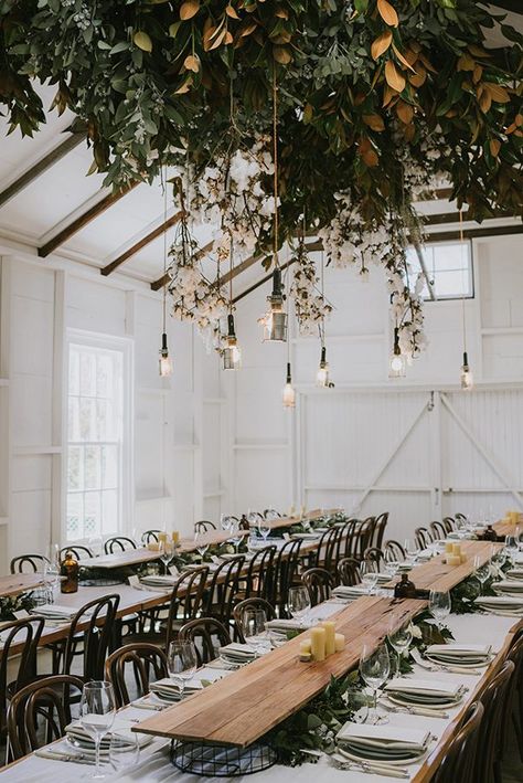 046_lianemark Wedding Table Placement, Reception Layout, Lights Wedding Decor, Wedding Reception Ideas, Floral Wedding Decorations, Diy Event, Boho Chic Wedding, Wedding Winter, Tables And Chairs