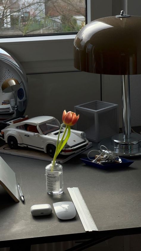 Porsche Room Decor, Car Inspired Room, Car Room Aesthetic, Lego Cars Aesthetic, Porsche Decor, Lego Interior Design, Lego Aesthetic, Lego Porsche, Lego Room Decor